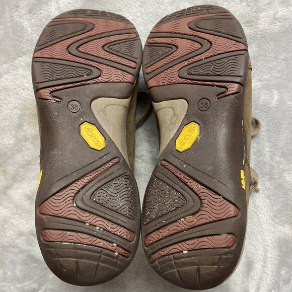 Dansko Chantal Oxford Sneakers Womens 38/US 7.5-8 Brown Suede Lace Up Comfort - Picture 8 of 9